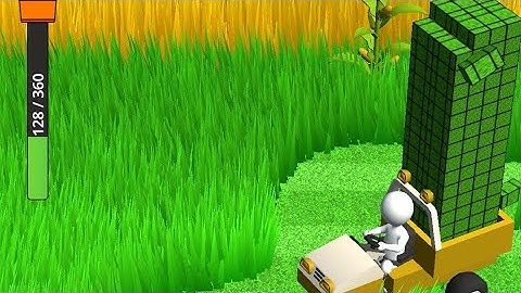 first time playing stone Grass  Moving Simulator to meny ads.