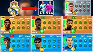 PLANTILLA COMPLETA del REAL MADRID en DLS 24 | Dream League Soccer 24