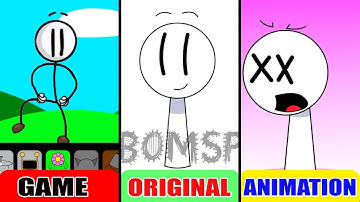 My NEW! Sprunki OC: Henry Stickmin! Animation vs Game (All Versions)