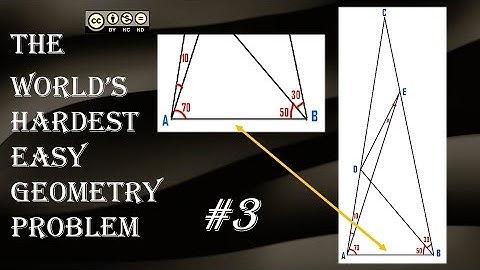 The Worlds Hardest Easy Geometry Problem No. 3 (Angles plus Compass and Straight Edge)