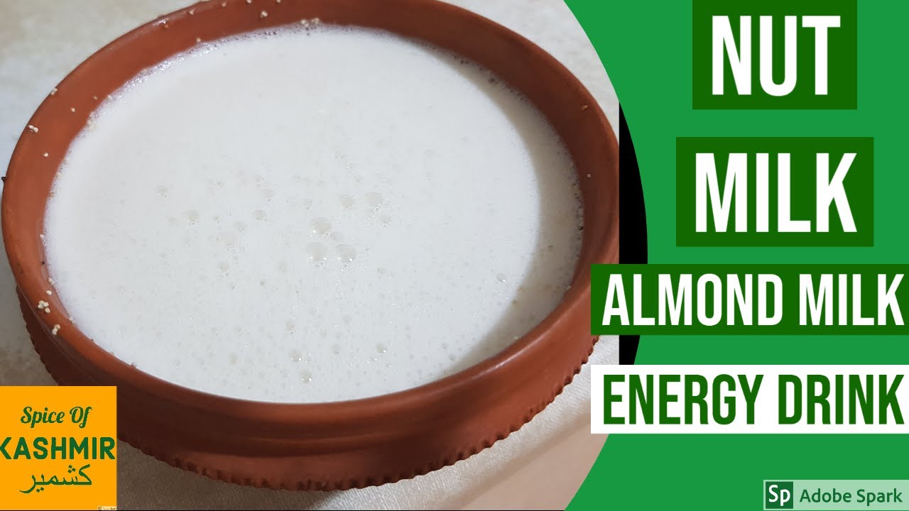ALMOND ENERGY DRINK YouTube