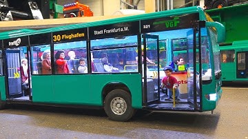 RC MODEL BUS SPECIAL!! GREAT RC SCALE MODEL BUSES AT WORK|MERCEDES-BENZ|IKARUS|MAN