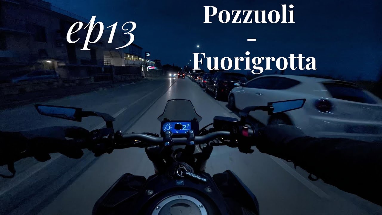 Epic Motorcycle Ride Through Naples: Pozzuoli to Fuorigrotta | 4K POV