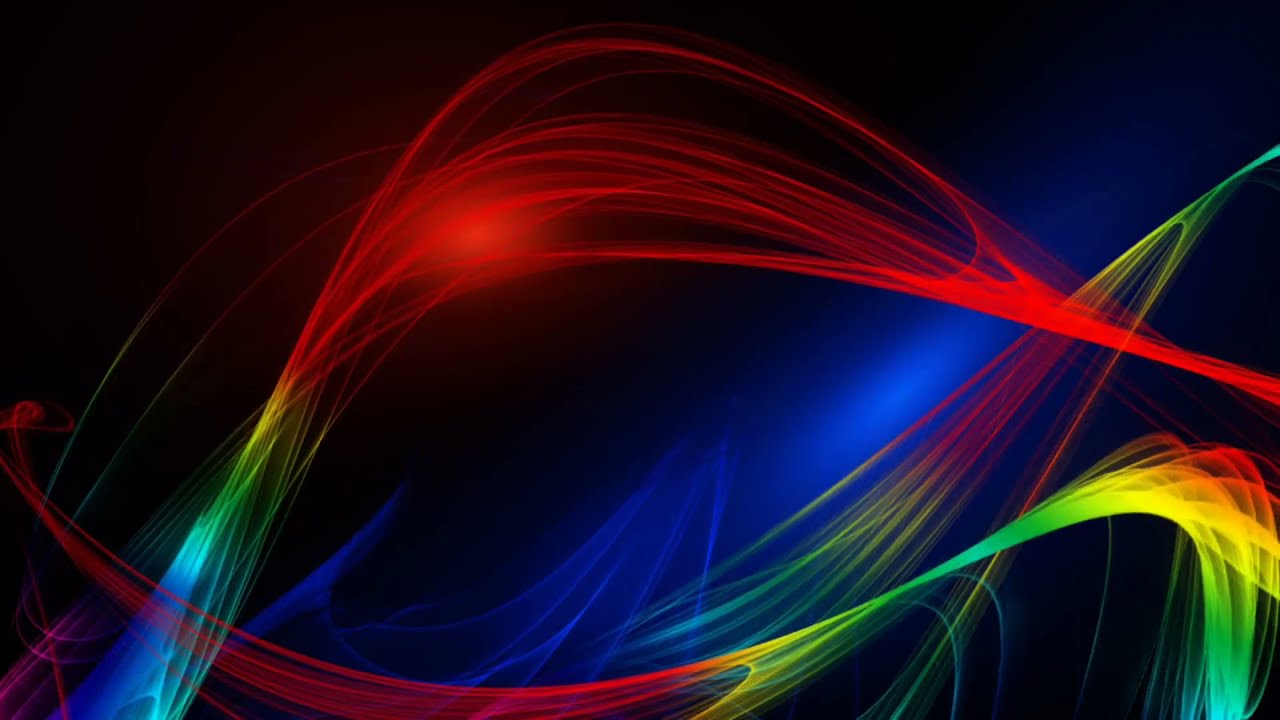 Abstract waving colorful lines live wallpaper background