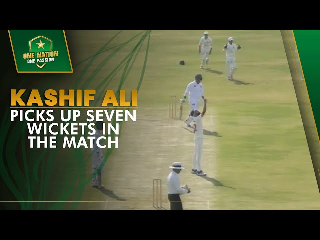 Kashif Ali picks up seven wickets in the match, KRL vs Ghani Glass