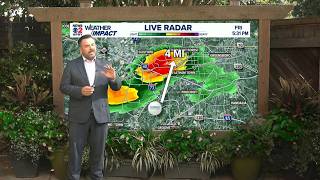 Why did play get stopped at the Wyndham after the rain ended?
