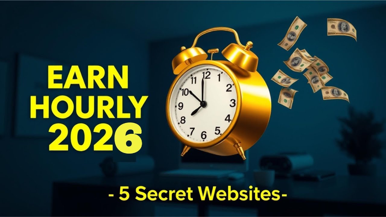 5 Best Websites to Earn Money Online HOURLY (Work From Home Jobs 2026 ...