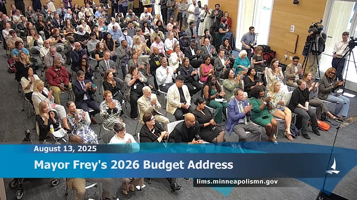 August 13, 2025 Mayor Frey's 2026 Budget Address