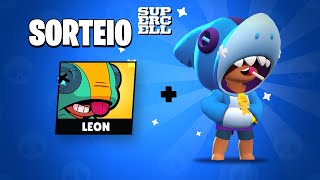 Sorteio Do Leon E Sua Nova Skin Do Tubarao No Brawl Stars Youtube - fantasia do leon brawl stars vida real cosplay