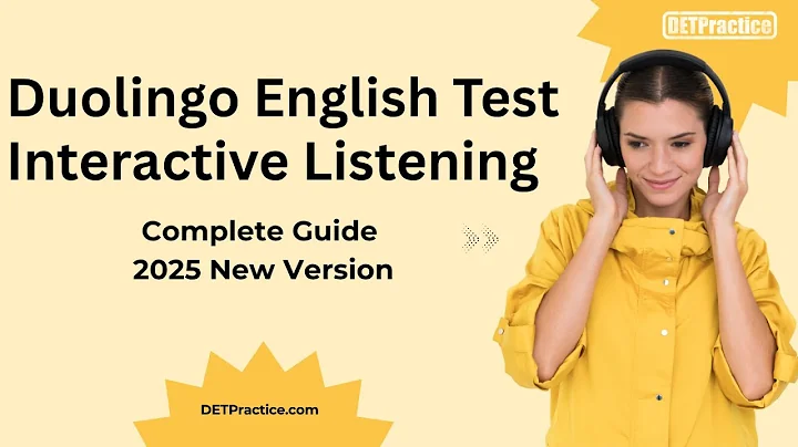 2025 Duolingo English Test: Interactive Listening Full Guide + Sample Question Walkthrough