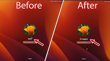 How to change admin name on macbook