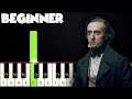 Nocturne Op.9 No.2 - Chopin | BEGINNER PIANO TUTORIAL   SHEET MUSIC by Betacustic