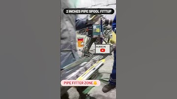 2 inches pipe spool fittup #pipefitter #fitter #pipeline #fabricationwork#drawingtutorial#pipefittup