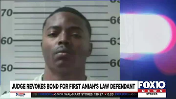 Judge revokes bond for Mobile's first Aniah's Law defendant