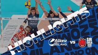 Allianz Milano vs  Sir Safety Susa Perugia SuperLega Match Highlights