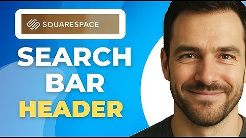 How to place a search bar above the header in Squarespace  Squarespace Search Bar Above Header