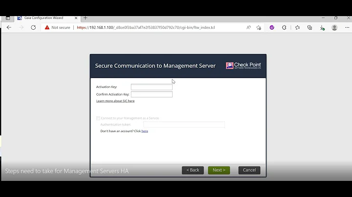 Check Point Firewall : How to setup HA Cluster of Security Management Servers !!
