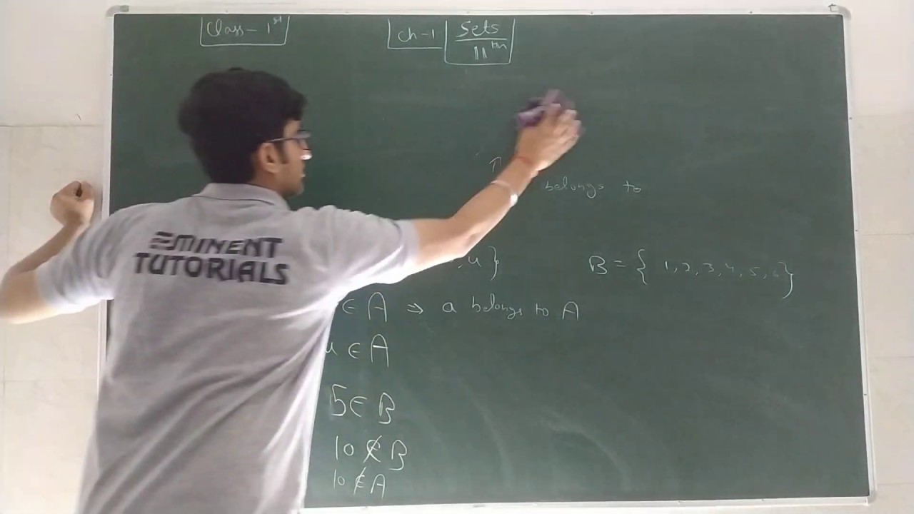 Class 11th sets chapter 1 part 1 youtube