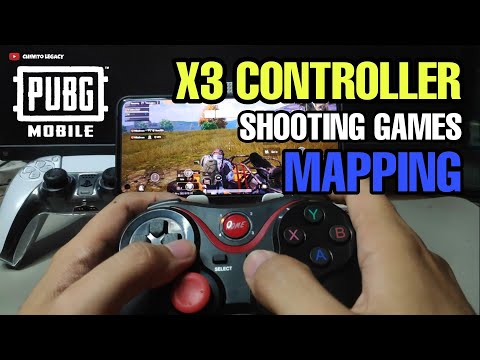 HOW TO PLAY SHOOTING GAMES/ PUBG USING X3 CONTROLLER