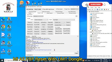 MI A2 FRP Reset With UMT Dongle