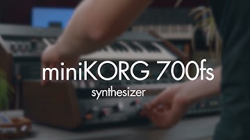 First Look: Korg miniKORG 700FS - All the knobs and presets (Trailer)