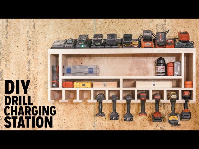 Diy Drill Charging Station Youtube