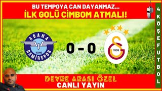 CİMBOM BİR TÜRLÜ ATAMADI! | ADANA DEMİRSPOR GALATASARAY 0-0 #golvar