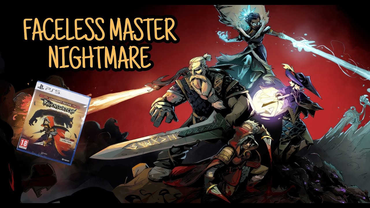 Ravenswatch Nightmares Unleashed - Faceless Master Nightmare Boss Fight | All Heroes, Darkness