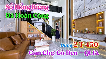 Cấp 4 Gác Lửng Đẹp Lung Linh Luôn Nè Cả Nhà Ơi✨ Sổ Hồng Riêng Đã Hoàn Công 🥰 Gần Chợ Gò Đen - QL1A❣️