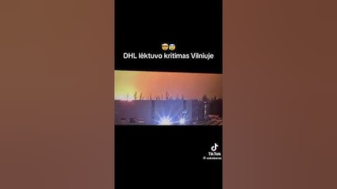 DHL lėktuvo kritimas