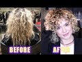 DAMAGED BLONDE CURLY HAIR TRANSFORMATION (2C 3B CURLS)