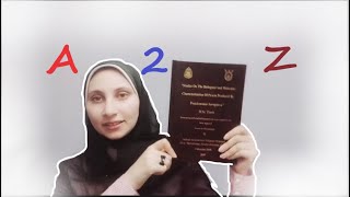 الماجستير خطوة بخطوة من البداية للنهاية و كتابة الرسالة بالتفصيل-MSc thesis writing in detail