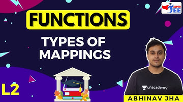 Functions L2-Types of Mappings | JEE Maths | JEE Main 2023 | Super JEE | Abhinav Jha