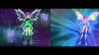Winx Club Dark Tecna Believix and Tecna  Believix Full Transformation Fanmade l Winx Club