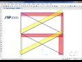 SAP2000 - 09 Tension-only Bracing: Watch & Learn