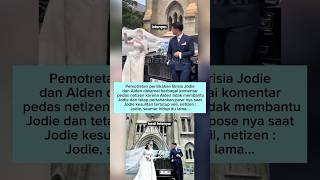 Alden terlihat cuek saat Brisia jodie tertutup veil #brisiajodie #beritaartis #pemotretan #viral