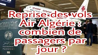 Reprise des vols Air Algérie : combien de passagers par jour ? screenshot 1