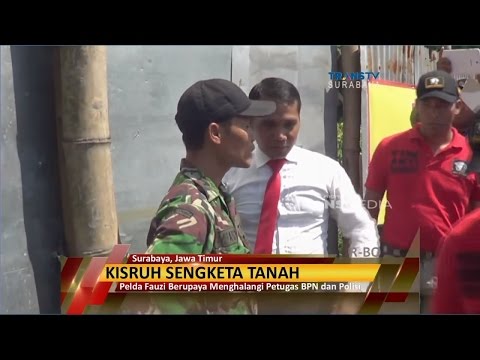 Kisruh Sengketa Tanah, Polisi & TNI Adu Mulut