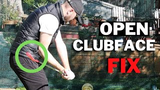 WHY YOU OPEN UP YOUR CLUB FACE IN THE GOLF SWING AND HOW TO FIX IT