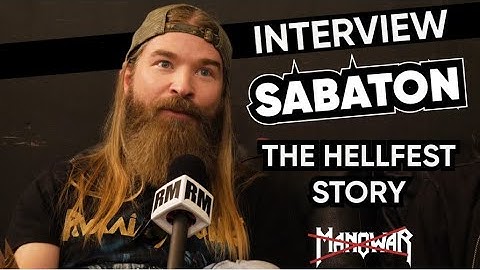 Interview Sabaton - How to replace Manowar without singer at Hellfest - Pär Sundström - Radio Metal