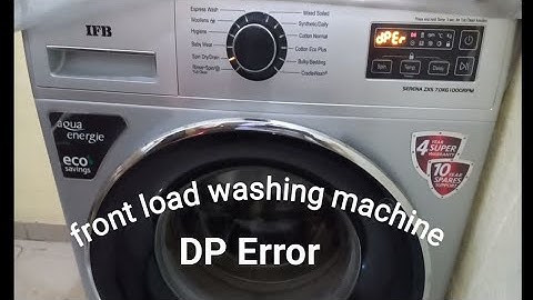 ifb front load washing machine DP error