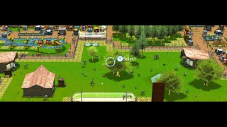 Zebra watching in Roller Coaster Tycoon