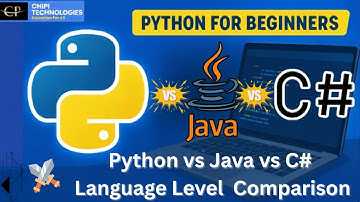 Python for Beginners - Comparison between C#, Java and Python - Performance