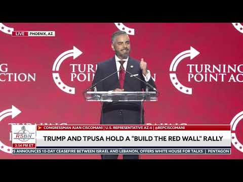 FULL SPEECH: Congressman Juan Ciscomani Gets the Arizona Crowd Excited for the Midterms - 04/17/26