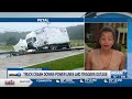 Delivery truck crash knocks down power pole, triggers outage in Petal neighborhood, police say