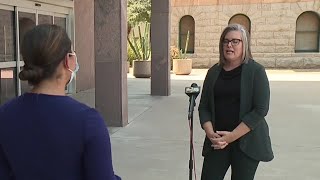 AZ Sec. of State getting threats, protesters seen at PHX home