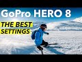 GoPro Hero 8 The BEST Settings for video - Tutorial & Tips (with Skiing samples)