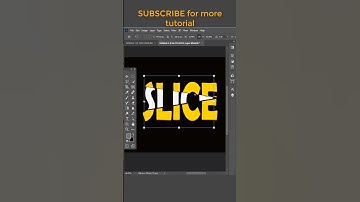 Sliced Text Effect in Photoshop #shorts #photoshop #tutorial #editing #protips