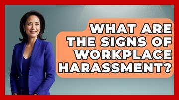 What Are The Signs Of Workplace Harassment? - Gender Equality Network