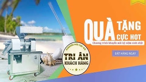 [Giới thiệu] Máy ép nước cốt dừa bằng điện năng suất cao  - Ép kiệt nước đến 90% -  || BigStar